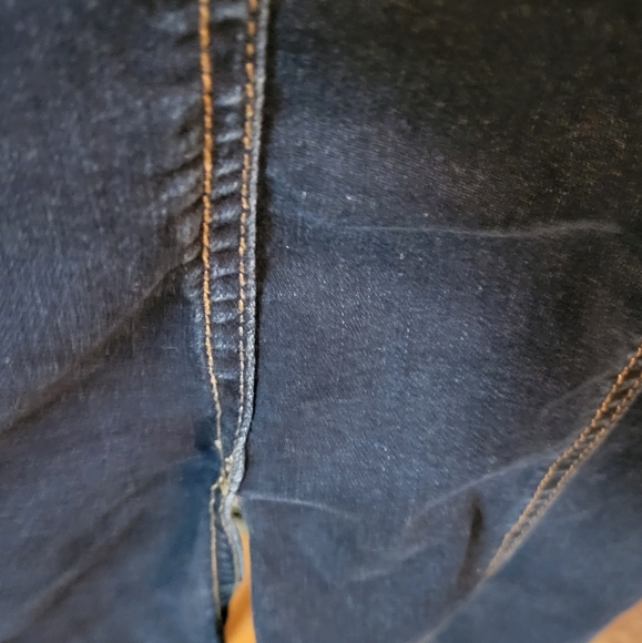 Strapless Denim Dress/ MAXI SKIRT SIZE 6 - Picture 4 of 10